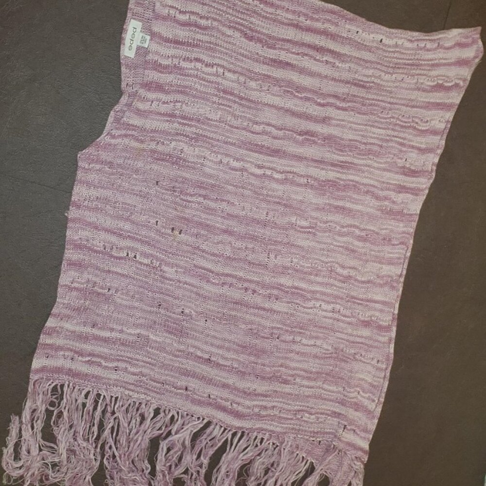Bebe Vintage Silk Y2K Poncho (One Size)
